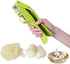 Garlic Press, MaxRona 2 in 1 Garlic Slicer and Garlic Mincer set, PP+430 Stainless Steel Garlic Crusher, Easy to Squeeze & Easy to Clean & Rust Proof & Dishwasher Safe