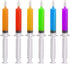 Party Shots 60 Pack Jello Shot Syringes, Medium 1.5 oz Food Grade Container with Lid, Perfect For Plastic Shot Glasses Or Jello Shot Cups, Durable Usable for Halloween Thanksgiving Christmas Party€¦