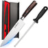 Chef Knife, Classic Kitchen Knife with Knife Sharpeners, High Carbon German Stainless Steel Chopping Knife with Ergonomic Handle- LauKingdom (chef knife with sharpener)