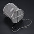 Tea Ball Infuser, Stainless Steel Spice Seasoning Strainer Tea Ball Strainer Soup Seasonings Separation Basket Spice Filter Kitchen Tools, Silver (10×10cm)