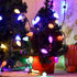 Christmas Lights Outdoor Indoor 43 Feet 50 Led, C9 Led Christmas String Lights UL Certified Extendable Green Wire for Garden Christmas Wedding Party Patio Christmas Decorations