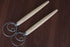 Danish Dough Whisk Dutch Bread Whisk Hook Wooden Hand Mixer Bread Baking Tools for Cake Bread Pizza Pastry Food Biscuits Kitchenware Tool Stainless Steel Ring 13.5 inches 0.22 lb/pcs, Pack of 2