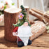 Garden Gnome Statue, LUOWAN Solar Light Garden Gnome, Resin Gnome Figurine Playing Hoop, Outdoor Decro for Garden Patio Yard Lawn Porch, Ornament Gift