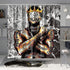 DESIHOM King Shower Curtain Black Art Shower Curtain Mens African American Shower Curtain Inspirational Black People Shower Curtain Polyester 72x72 Inch