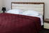Utopia Bedding Cotton Twin Blanket Burgundy - 72 x 90 Blanket for Bed - 350 GSM Soft Breathable Blanket