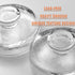 Artcome 5-Pack Glass Fermentation Weights with Easy Grip Handle and Unique Texture Design for Large Wide Mouth Mason Jars