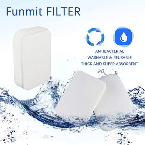 2 HEPA + 6 Foam & Felt Filters Kit Replacement for Shark Navigator Zero-M Self-Cleaning Brushroll Pet Pro Upright Vacuum ZU60 ZU62 ZU62C NV150 NV151 NV255, Replaces Parts # 1238FT60 & 1239FT60