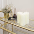 CANDWAX 3x6 Pillar Candles Set of 3 - Decorative Rustic Candles Unscented and Valentines Candles - Ideal as Wedding Candles or Large Candles for Home Interior - Ivory Candles