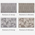 CHICHIC Indoor Doormat 20'' x 31.5'' Inch Welcome Mat Front Back Indoor Door Mats for Home Entrance Entry Way Entry Rug Floor Mat Machine Washable Rugs Inside Non Slip Outdoor Rugs, (Pattern A Gray)