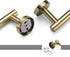AMAZING FORCE Gold Toilet Paper Holder Bathroom Toilet Paper Holder Wall Mount Stainless Steel RV Toilet Paper Holder