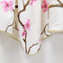 Home Soft Things Cherry Blossom Embroidery Valance Pink, 60" x 19", Scalloped Flower Floral Thermal Insulated Window Curtain Valance Thick Drapes for Bedroom Decor with Rod Pocket, Set of 1 Panel