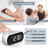 REACHER Digital Alarm Clock for Bedroom - 0-100% Dimmer, Dual Alarm, 2 USB Ports, Weekday/Weekend/7 Days, LED Display, 5 Natural Wake Up Sounds, Adjustable Volume, Snooze, Small Size, Outlet Powered