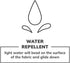 MAYTEX Water Repellent Fabric Shower Curtain or Liner, 70" x 72", Beige