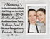 Memorial Picture Frame - Sympathy Gifts & Bereavement Gifts, Memorial Gifts for Loss of Mother, Father, Husband, Wife, Grandma, Grandpa - Memorial Frames for Loved One(4x6 Inch)