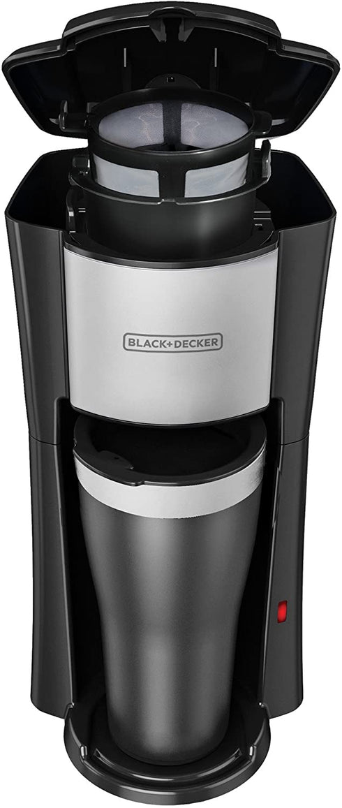 BLACK+DECKER Single Serve Coffeemaker, Black, CM618