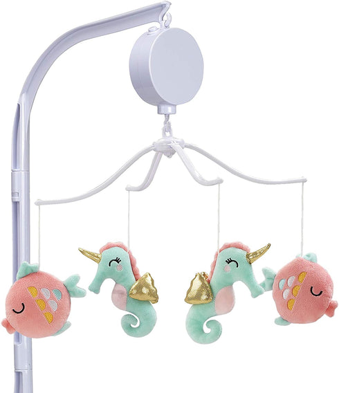 Bedtime Originals Ocean Mist Musical Baby Crib Mobile, Multicolor