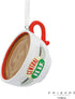 Hallmark Friends Central Perk Cafe Coffee Cup Christmas Ornament