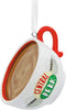 Hallmark Friends Central Perk Cafe Coffee Cup Christmas Ornament