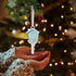 New Home Key Ornament 2021, New House Chrismas Keepsake Gifts Decoration, New House Move in Key- with Gold Ribbon (Blue)