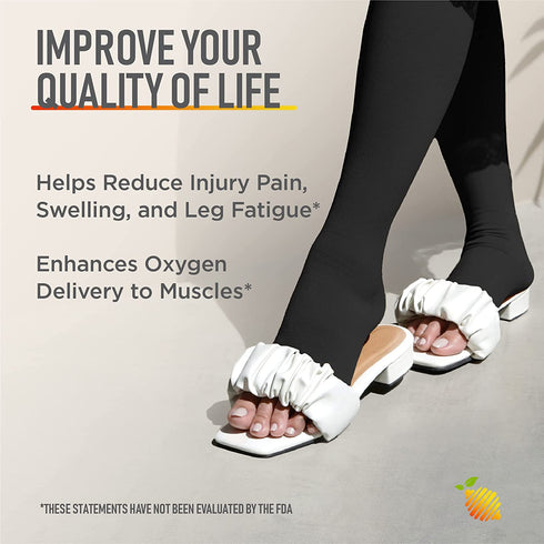 Zipper Compression Socks with Zip Guard Skin Protection & Open Toe Medical Zippered Compression Socks for Men Women