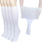 Extra Wide Socks for Lymphedema Swollen Feet Leg, Bariatric Socks, Medical Cast Sock, Diabetic Non Binding Socks – Neuropathy Swelling Feet Socks for Women Men(2 Pairs(White))