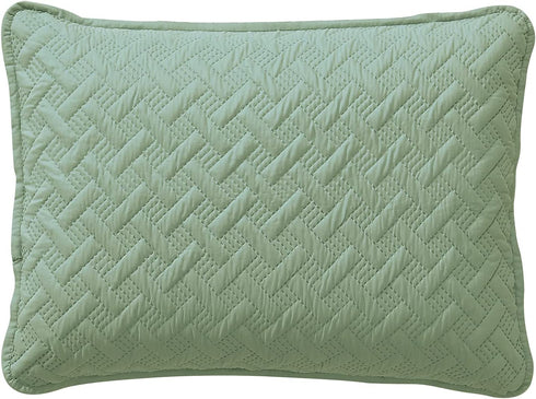 VCNY Home Nina Collection Quilt Set-Ultra-Soft Reversible Coverlet Bedding-Lightweight, Cool, and Breathable Bedspread, Machine Washable, King, Green