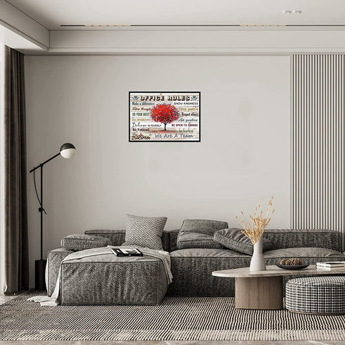 Motivational Wall Art For Office Inspirational Quotes Wall Art Teamwork Poster Contemporary Canvas Prints Painting Home Office Decor For Bedroom Living Room No Frame