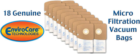 EnviroCare Replacement Vacuum Cleaner Dust Bags made to fit Eureka Style MM Eureka Mighty Mite 3670 and 3680 Series Canisters 18 Bags