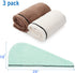 AmazerBath Microfiber Hair Towel Wrap, 3 Pack Super Absorbent Hair Turbans for Women Wet Hair No Frizz, 26 x 10 Inches Quick Dry Hair Towels Cap for Drying Curly, Long & Thick Hair