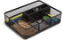 1InTheOffice Mesh Collection Desk Drawer Organizer Tray, Black, 7 Compartment
