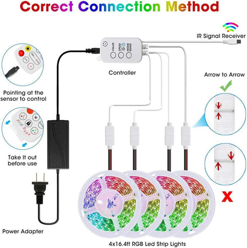 Led Strip Lights 65.5 Feet Smart Led Lights