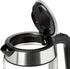 Amazon Basics Electric Glass and Steel Hot Tea Water Kettle - 1.7-Liter