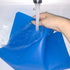 Silicone Baking Mats for Dough Rolling Pastry Fondant Mat Large Nonstick and Nonslip, Countertop Protector, Dining Table Mat and Placemat 20'' by 16''(Blue 2 Pack)