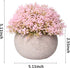 Artificial Plants?Fake Flowers Fake Plants Room Decor Artificial Green Fake Plant Artificial Plants in Pots for Home Decor Indoor ?Garden Office Wall Decoration Artificial Fake Flowers 3pcs ?01?