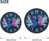 Clock time Silent Non Ticking Round Wall Clock 10 inch Easy to Read for Home Kitchen Living Room Office Bathroom Bedroom