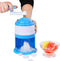 Manual Hand Crank Operated Ice Crusher ?Ice Crusher Shaver for Making Drinks-with Stainless Steel Blades for Fast Coarse, Shaved or Fine Chips Snow Cones or Slushies Portable Ice Machine?BPA Free