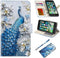 iPhone 7 Plus Case, iPhone 8 Plus Case, UrSpeedtekLive Wallet Case, Premium PU Leather Flip Case Cover with Card Slots & Kickstand for Apple iPhone 7 Plus (2016) / iPhone 8 Plus (2017)-Peacock