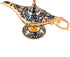Gusnilo Legend Aladdin Magic Genie Light Lamp Pot Classic Silver(Golden Blue)