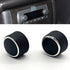 Kerman 2 PC Rear Radio Audio Volume Control Knob Dial Tuner for 07-13 Chevy Tahoe Chevrolet Silverado GMC Acadia Sierra Denali Yukon GM 22912547 Radio Repair Kit Replacement Button.