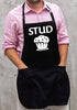 ApronMen, Stud Muffin, Professionally Printed Funny BBQ Grill Apron for Men - Adjustable One Size Fits All