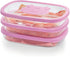 Snips Stackable Storage Cold Meat Saver, Clear with Pink Pig