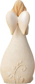 Enesco Foundations Love You More Mini Angel, 4.53" Polyresin Figurine