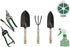 Pure Garden 75-08002 8 Piece Garden Tool and Tote Set Repel-pesticides, 7x4.5, b