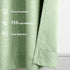 Treatmentex Green Curtains for Living Room 96" Long Geometric Window Drapes for Bedroom Light Green 2 Panel Drapes Grommet Top