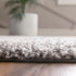 Unique Loom Solo Solid Shag Collection Area Modern Plush Rug Lush & Soft, 2 ft 2 in x 3 ft, Cloud Gray
