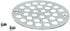 Westbrass D3192-26 4" OD Brass Shower Strainer Grid Drain Cover, 1-Pack, Polished Chrome