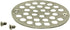 Westbrass 4" O.D. Sold Brass Shower Strainer Cover, Polished Nickel, D3192-05
