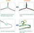 GOSKEY 10 Pack Stainless Steel Coat Hangers Metal Wire Hangers Heavy Duty Hangers, Space Saving Clothes Hangers 16.5in Ultra Thin Clothes Hangers