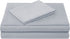 Comfort Spaces Microfiber Set 14" Deep Pocket, Wrinkle Resistant All Around Elastic-Year-Round Cozy Bedding Sheet, Matching Pillow Cases, Twin, Light Gray,CS20-0119