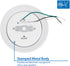 NICOR Lighting DSK Select Series 5/6-inch Surface Mount LED Downlight (DSK563120SWH), White